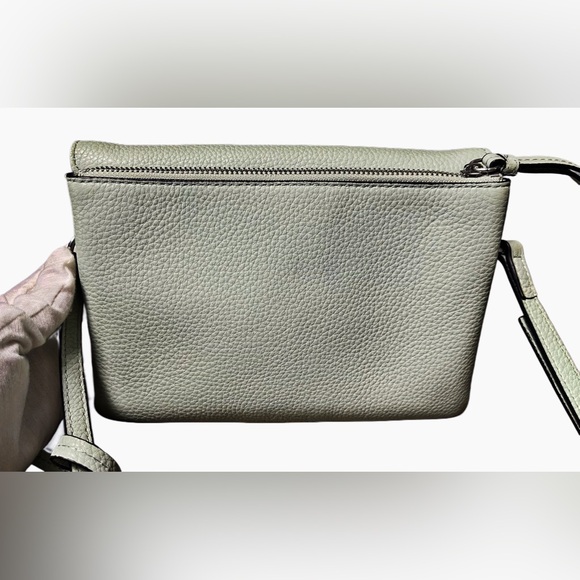Vince Camuto Pebbled Leather Crossbody Shoulder Bag Color Mint Spring Summer Bag - Picture 7 of 16